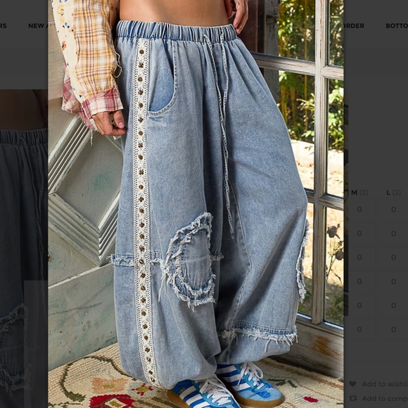 POL “ Gwen “ POL Double Gauze Hoodie Top and Pants Set 77 - Picture 10 of 13